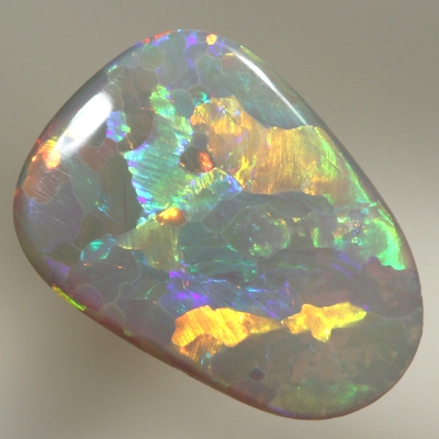 SOLID SEMI BLACK OPAL RARE! Jigsaw pattern